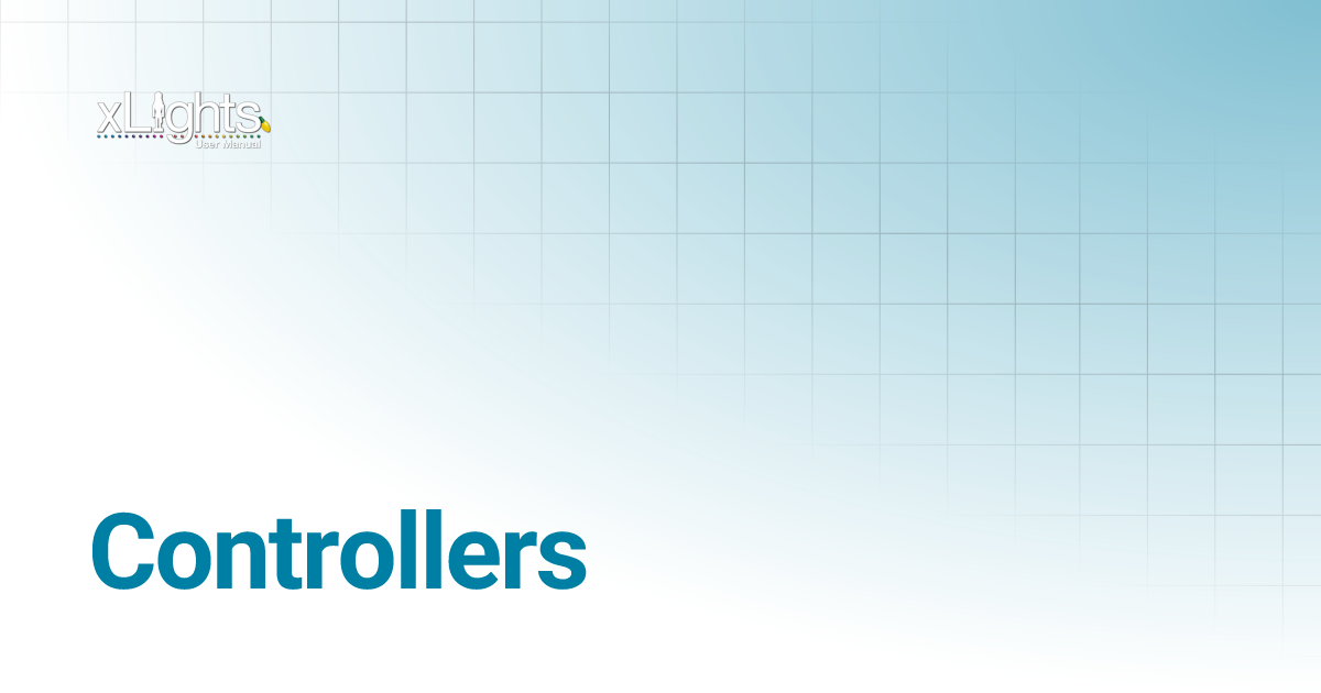 Controllers xLights Manual